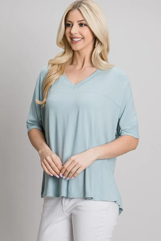 Allie Rose V-Neck Blouse