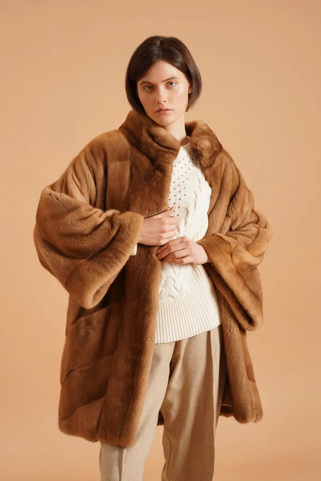 Amber Mink Elegance Coat