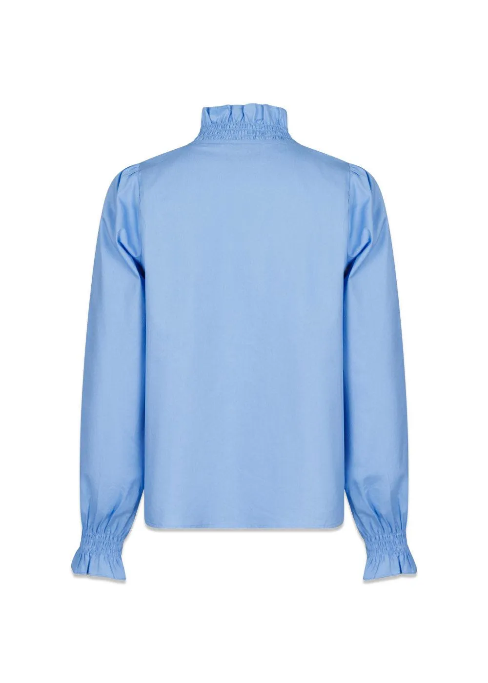 Brielle Solid Shirt - Sky Blue