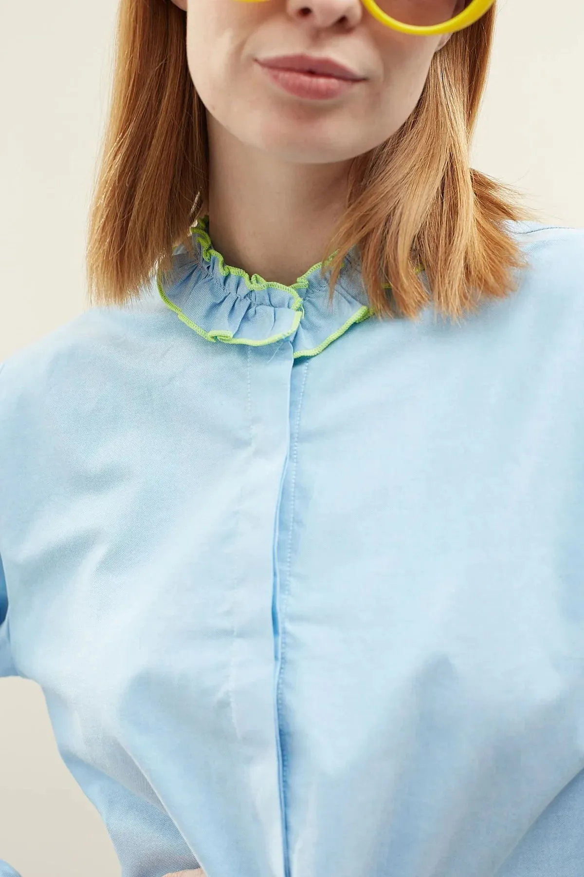 Dr Bloom Sonic Blouse in Blue