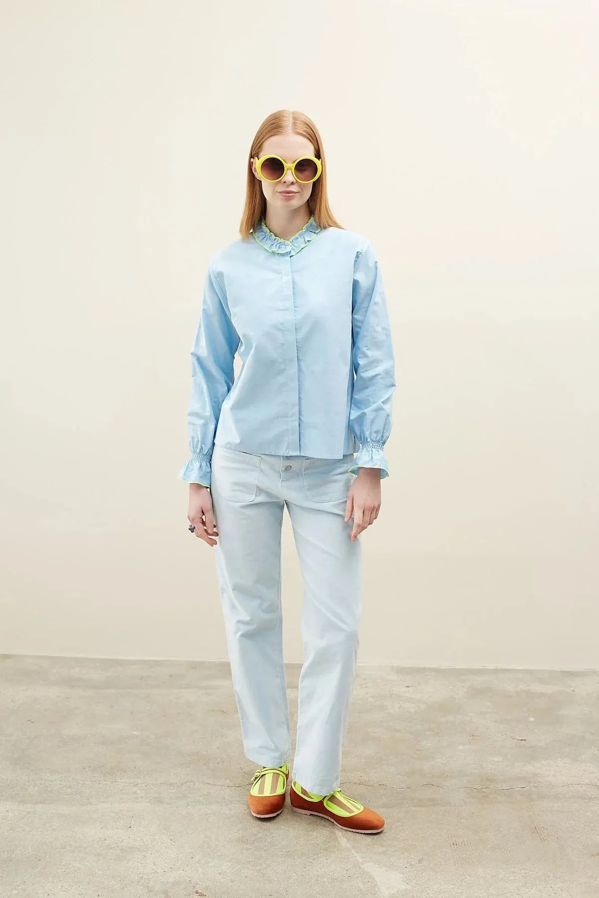 Dr Bloom Sonic Blouse in Blue