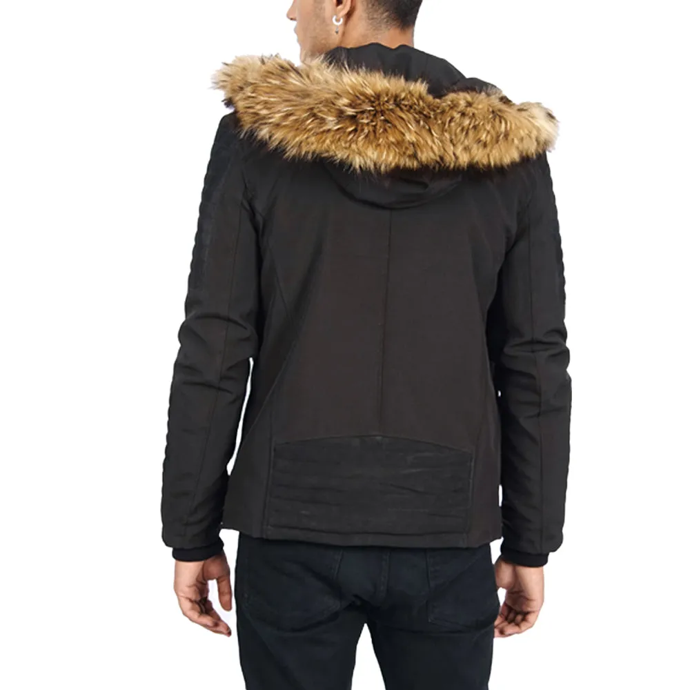 Ekos Faux Fur Hooded Jacket