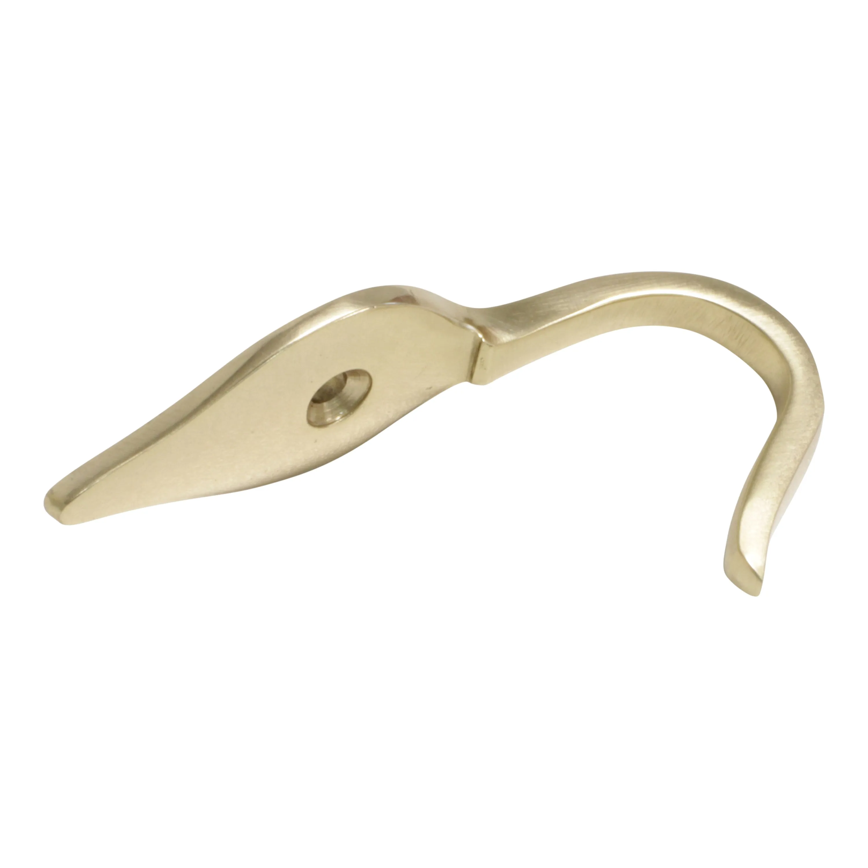 [Fleur Hook BR2394] Brass Vintage Wall Hook (1.7 Inch)