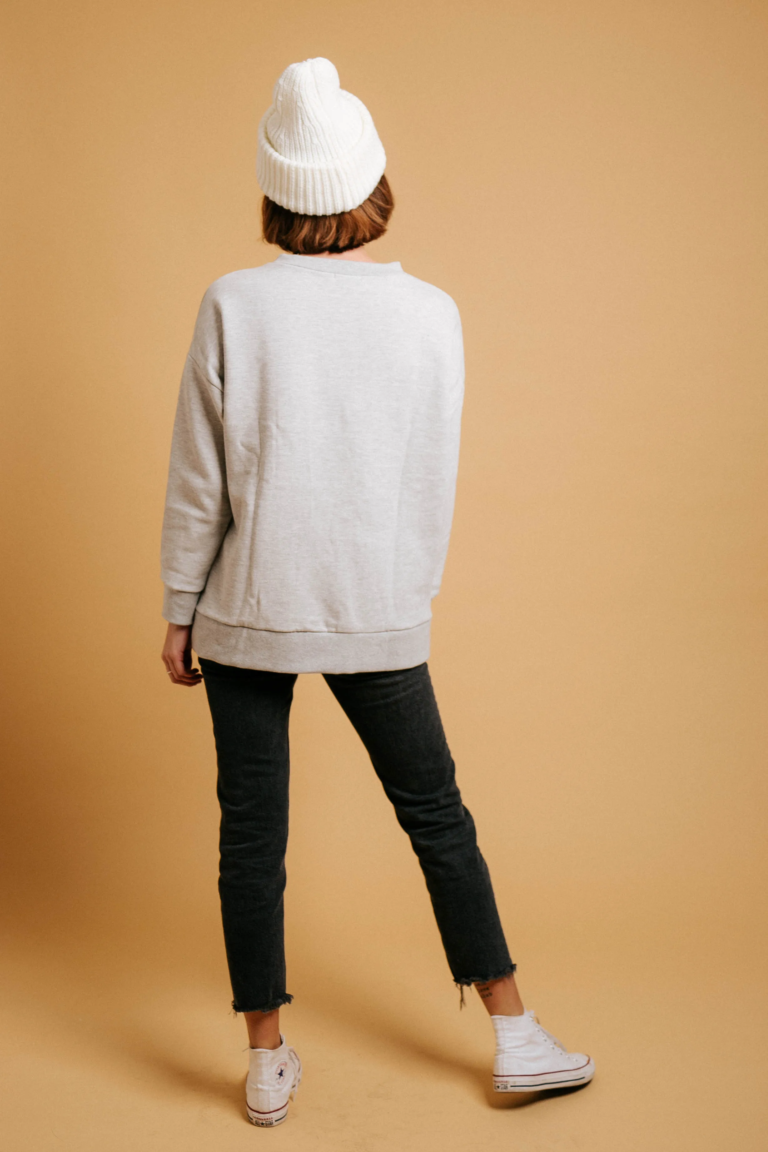 Lazy Sunday Pullover // Gray