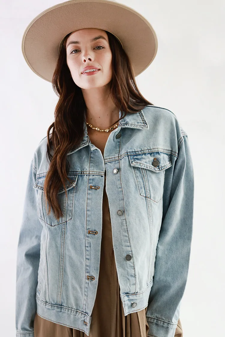 Light Wash Classic Denim Jacket