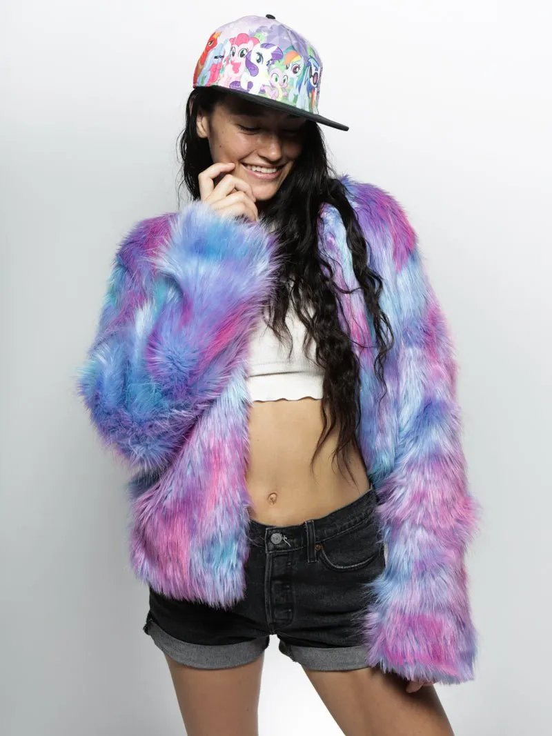 Limited Edition Cotton Candy Faux Fur Bomber