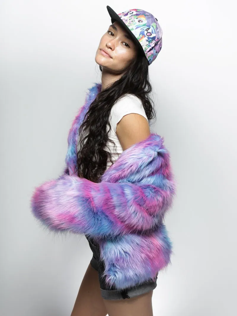 Limited Edition Cotton Candy Faux Fur Bomber