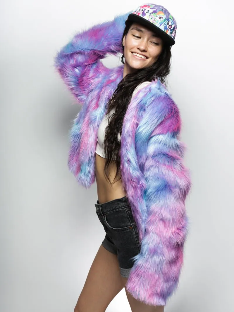 Limited Edition Cotton Candy Faux Fur Bomber