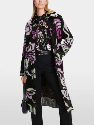 Marc Cain Knit Coat Floral Print