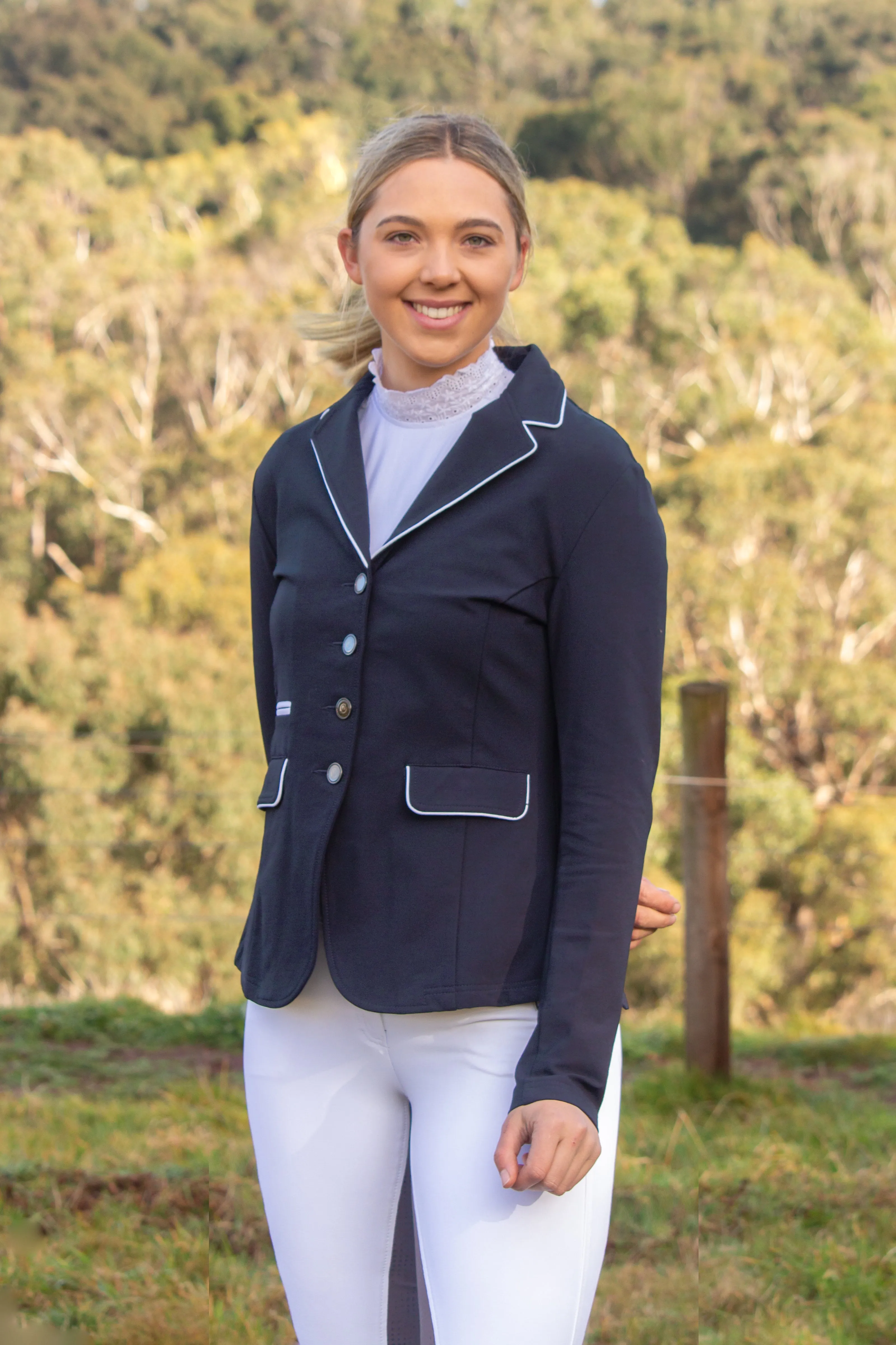 Melinda Super Stretch Show Jacket - Navy