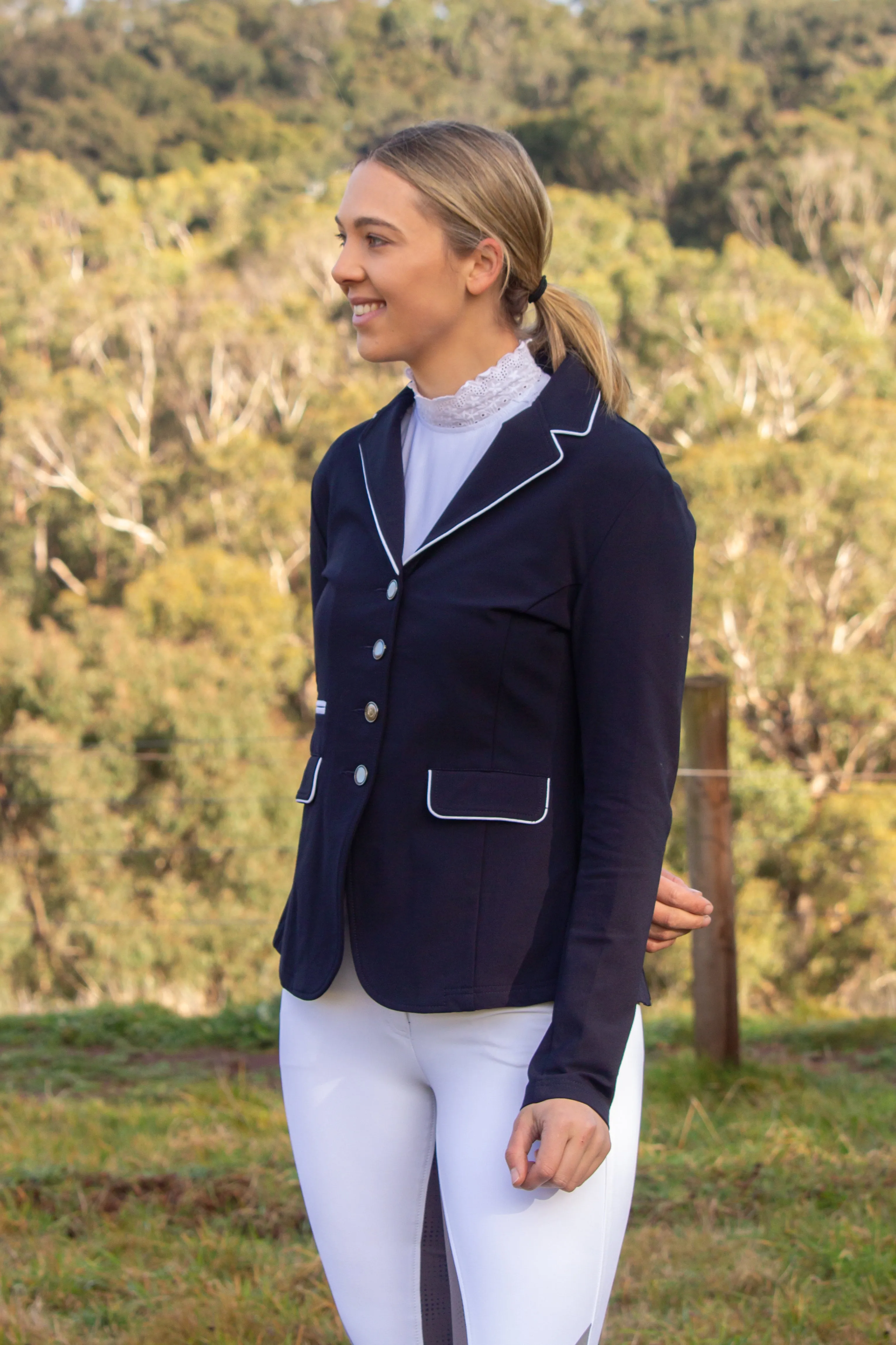 Melinda Super Stretch Show Jacket - Navy