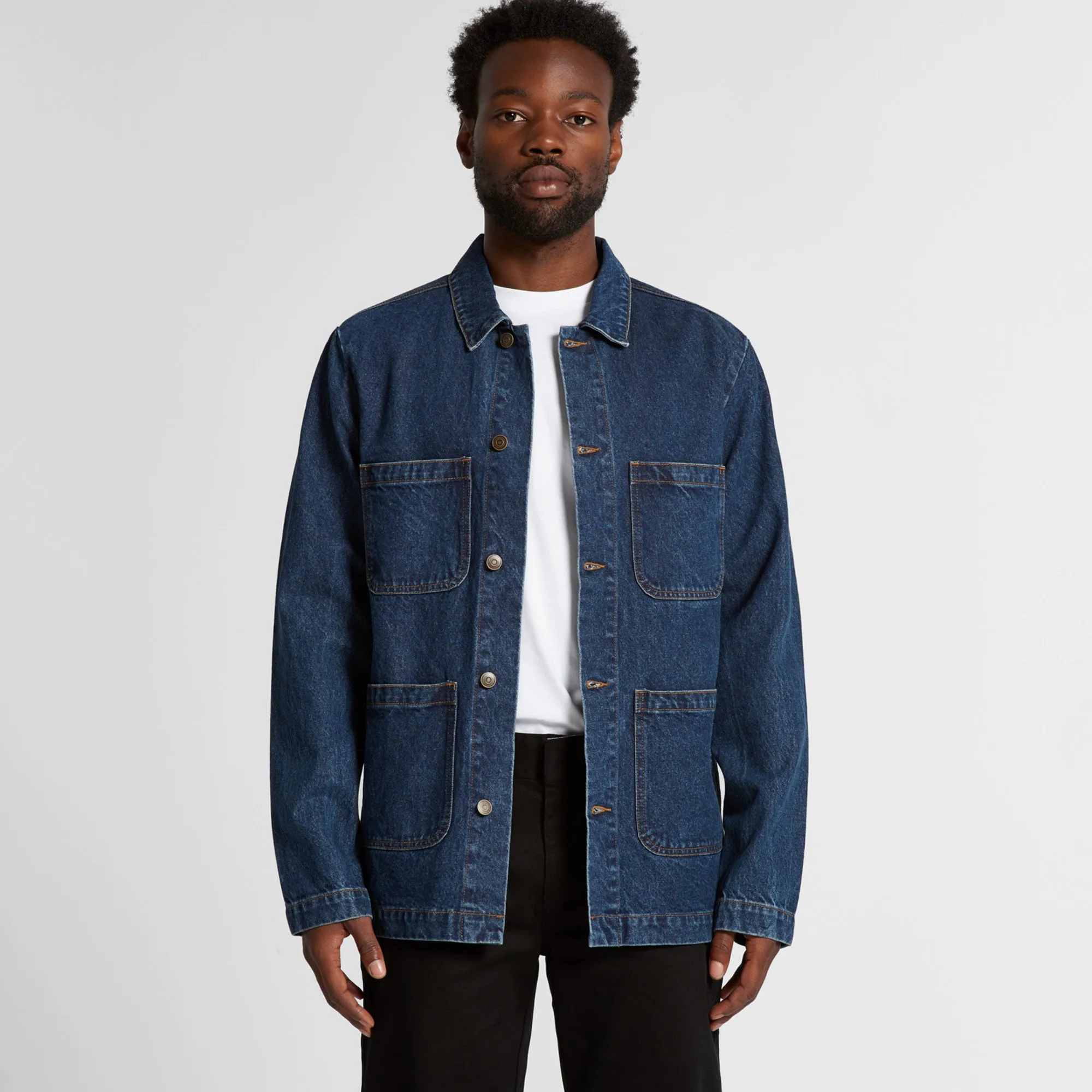 Mens Denim Chore Jacket - 5581