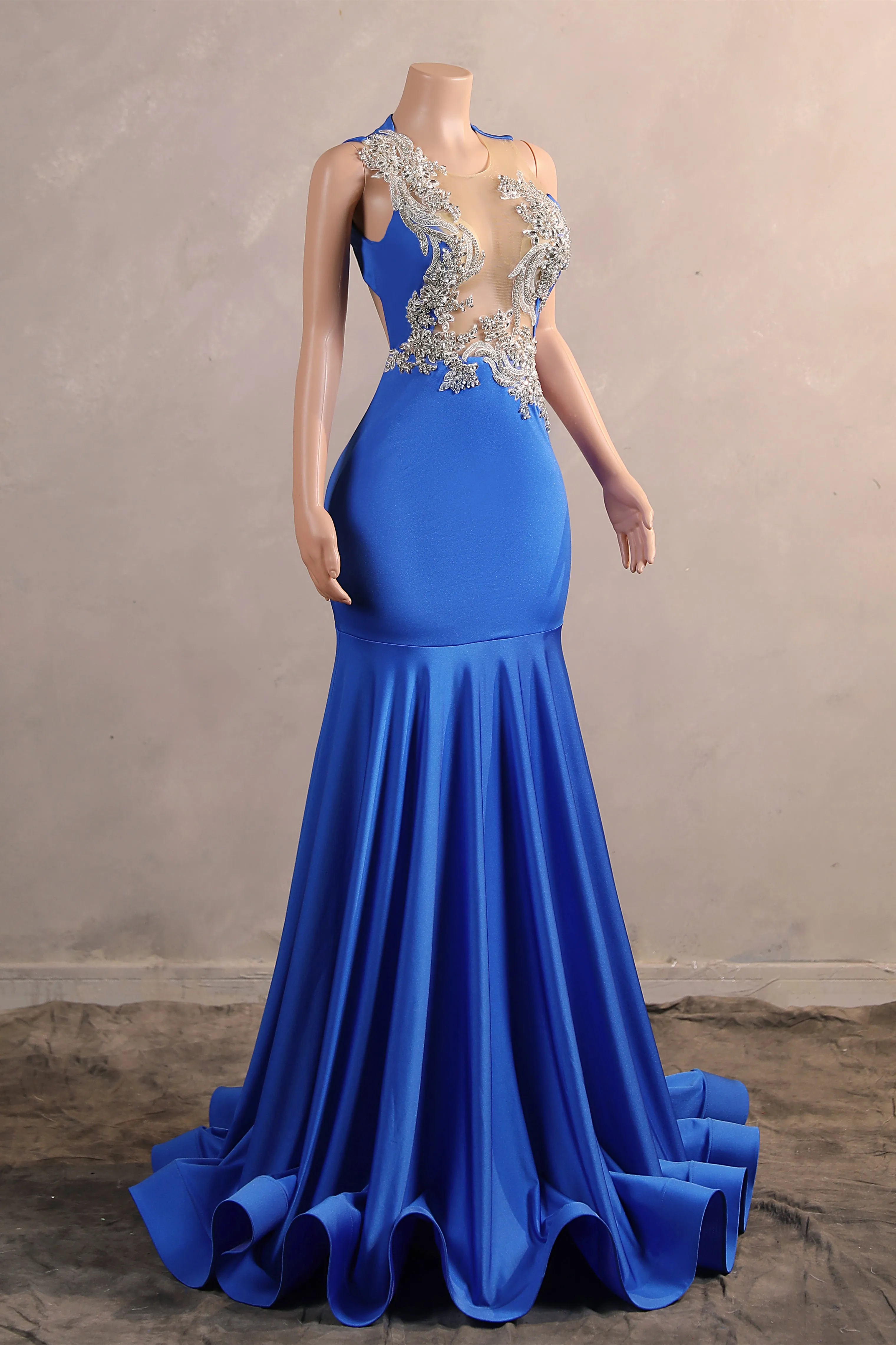 Mermaid Prom Dresses Sleeveless Sexy Evening Dresses Party Charming Long Dress