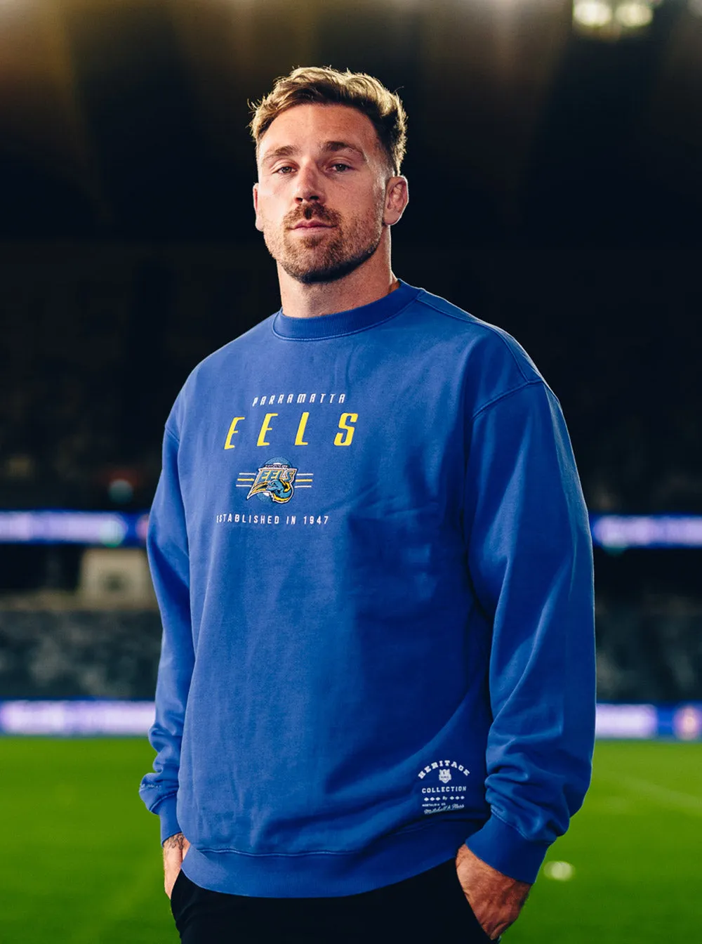 Parramatta Eels x Mitchell & Ness Classic Logo Crew