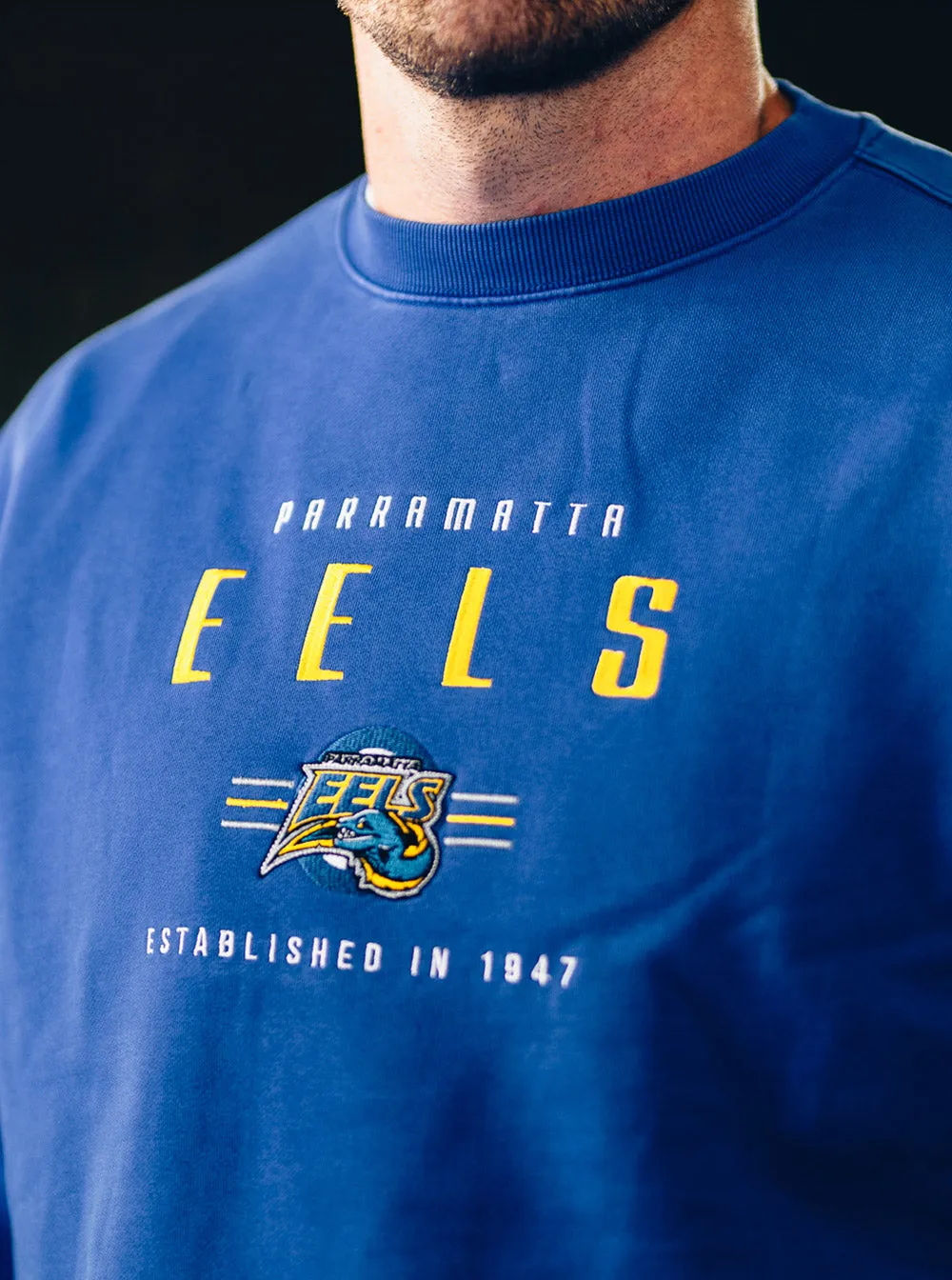 Parramatta Eels x Mitchell & Ness Classic Logo Crew