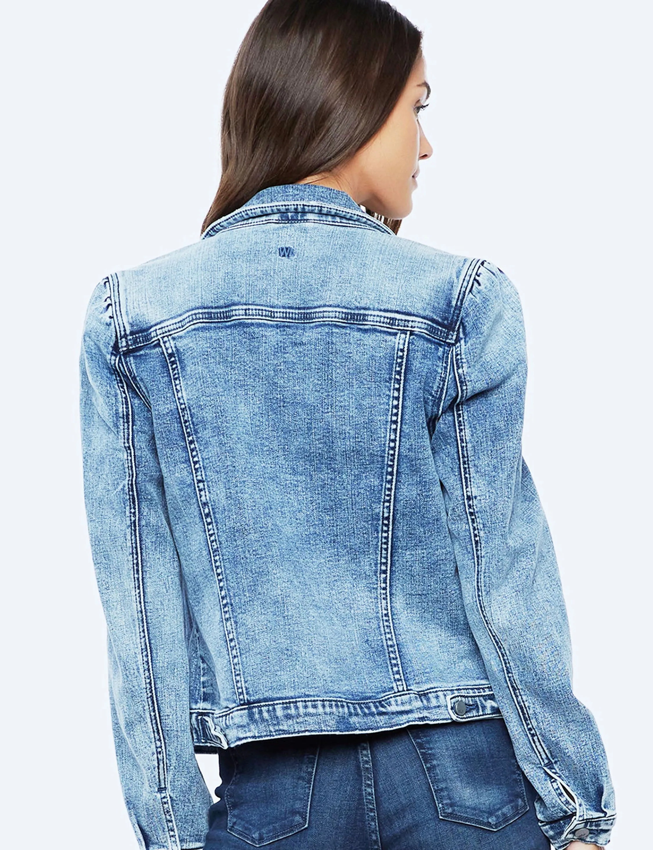 Puff Denim Jacket