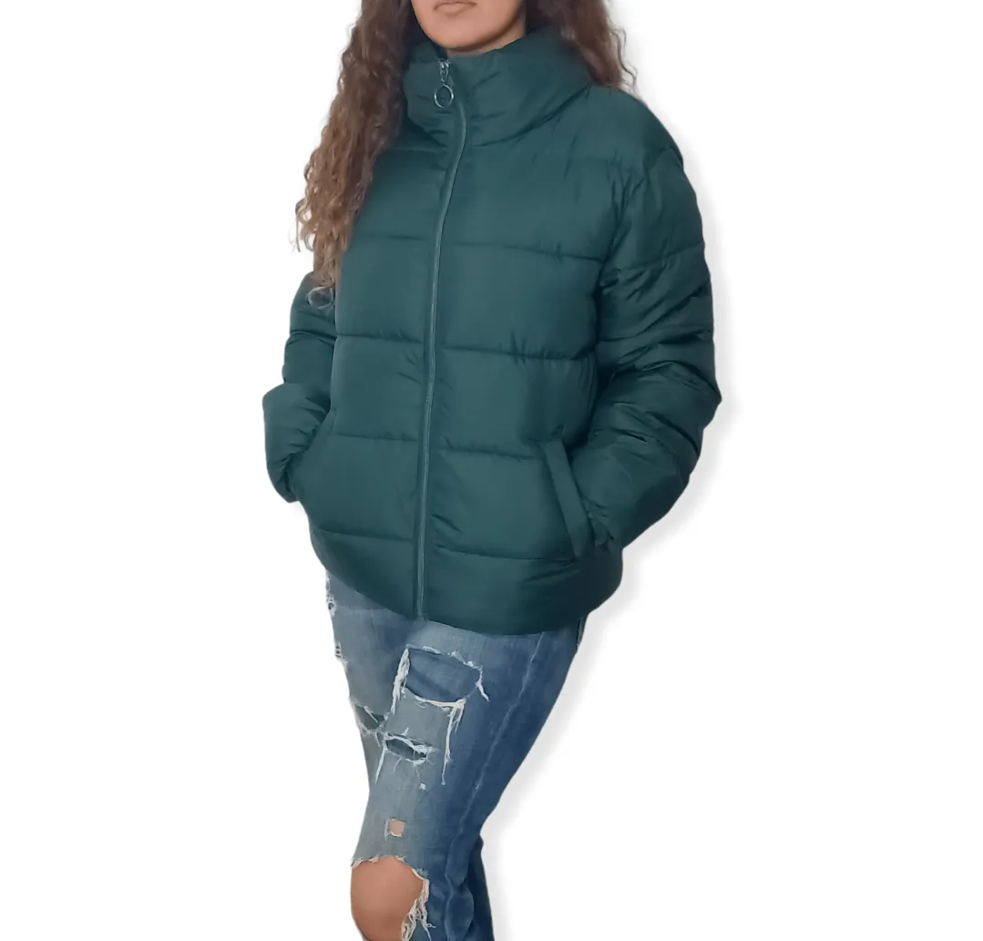 Puffer Women Sweater - Green