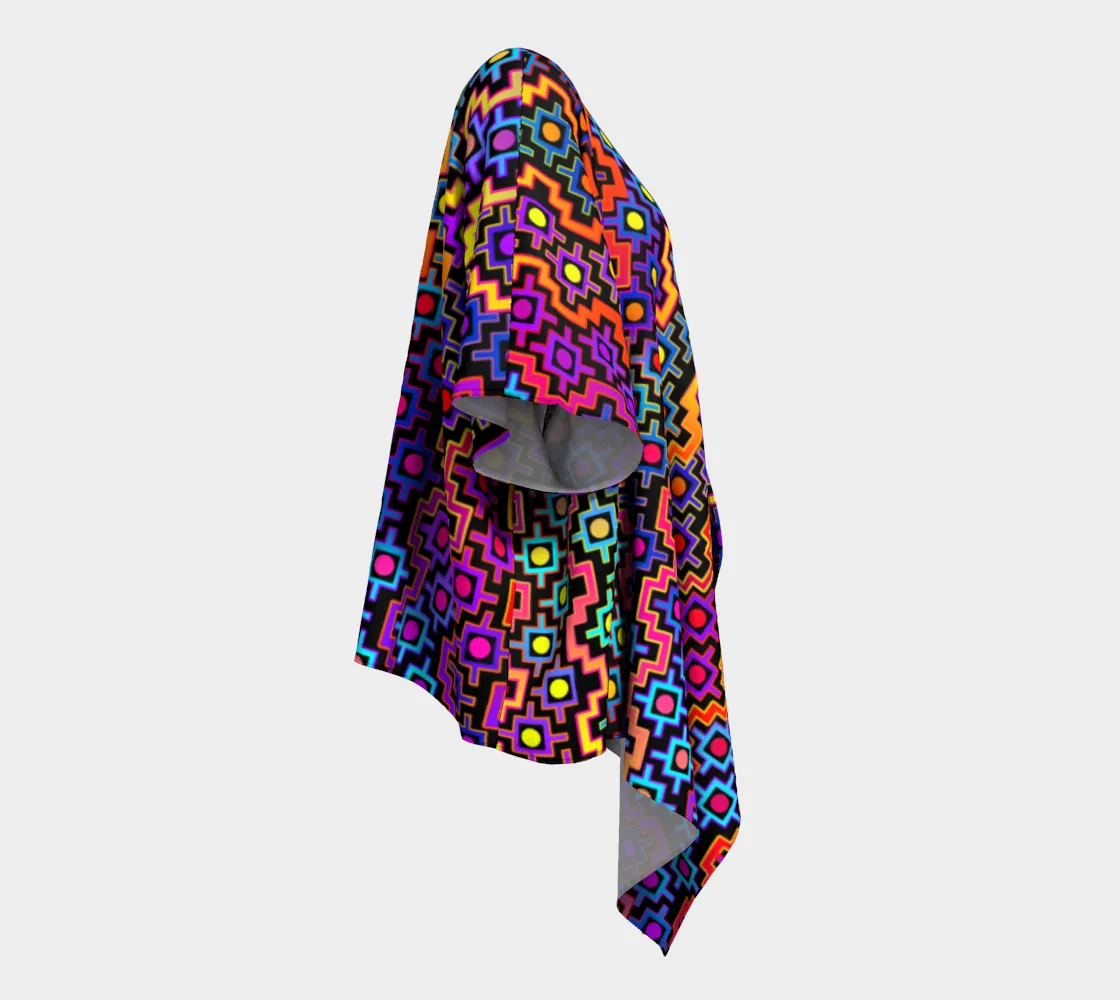 Rainbow Healing Draped Kimono