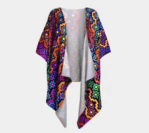 Rainbow Healing Draped Kimono