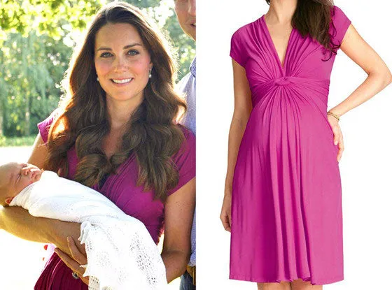 Seraphine Jolene Maternity Dress Worn  Dutchess Of Cambridge Kate Middleton