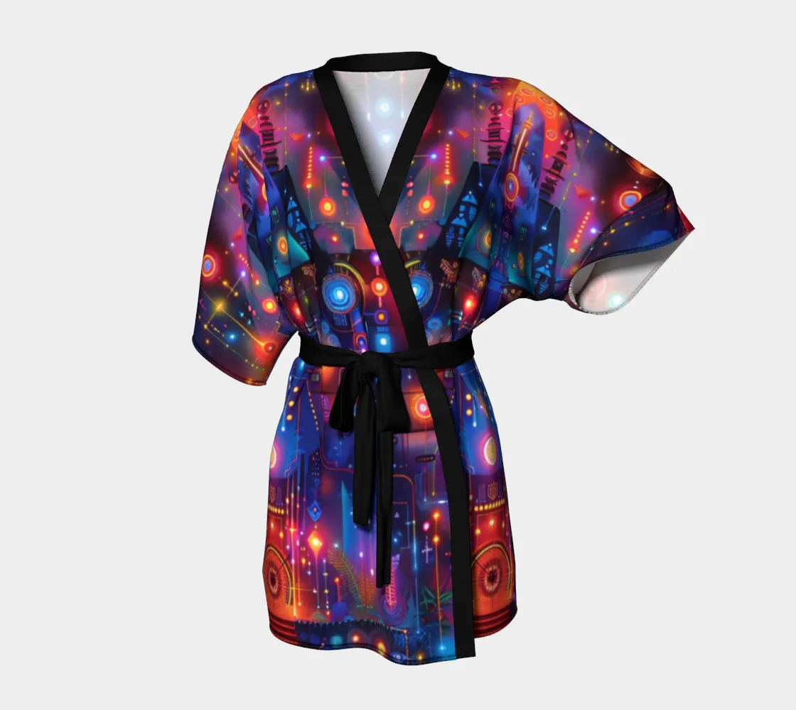 TEMPLE KIMONO ROBE | ACIDMATH AI