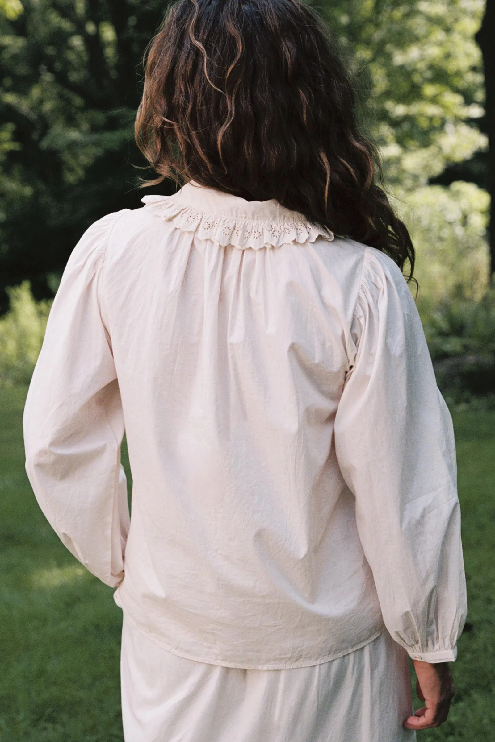 The Jasmine Blouse| Pearl