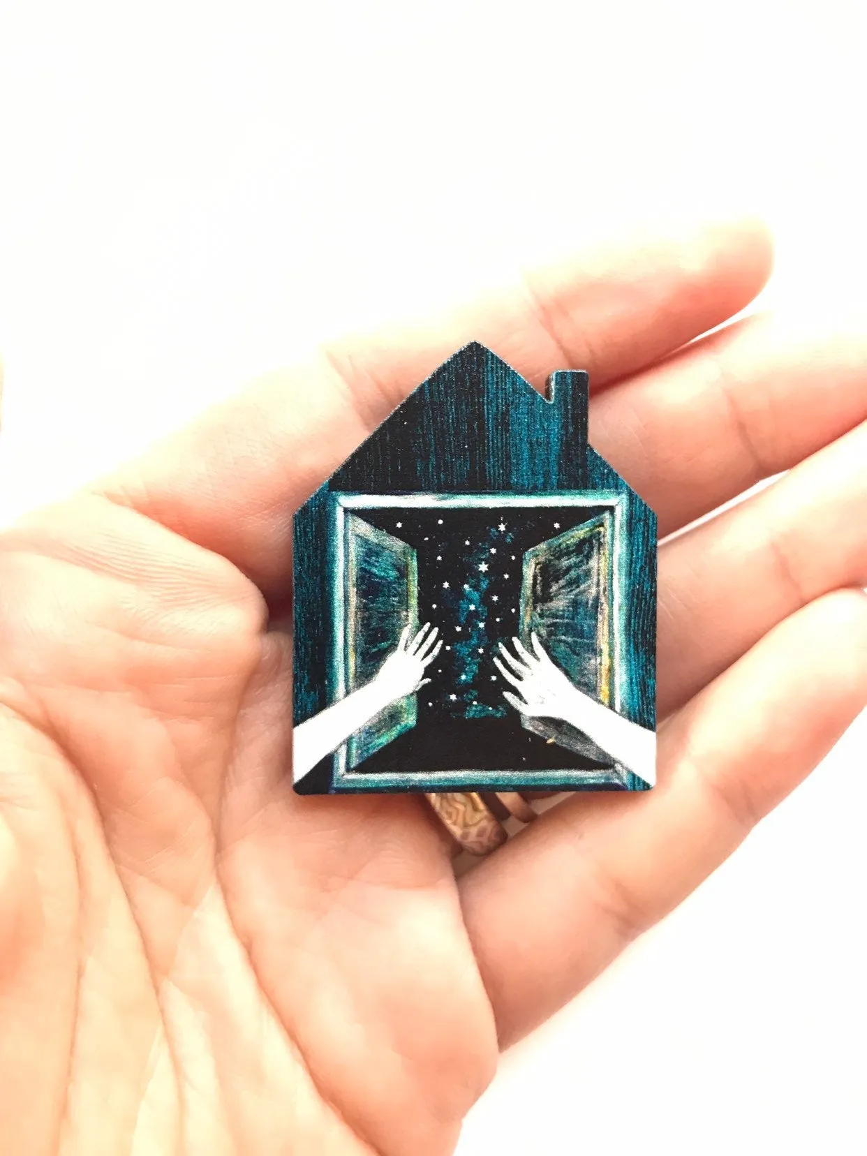 Window To The Stars House Brooch