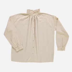 Womens Cotton Rosier Blouse - Biscotti